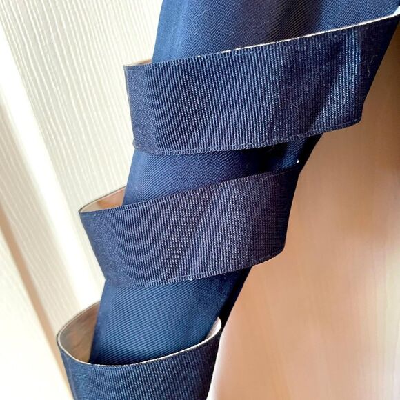 NAVY WITH ORANGE LINING ASOS BOMBER JACKET SIZE SMALL NWT - Picture 4 of 9